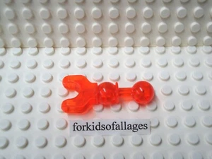 LEGO Hero Factory 90609 Arm Bein Kugelgelenk auf Achse (durchscheinend neonorange) x1 - Bild 1 von 2