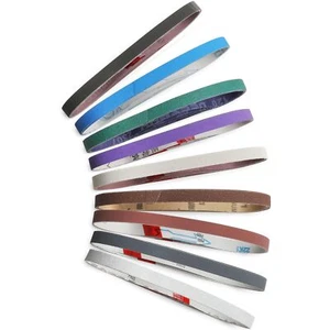 36 Pcs 1/2" x 18" Sanding Belts Set 4 Each of 80/120/240/400/600/800/1000/250... - Picture 1 of 7