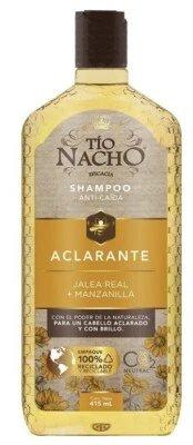 TIO NACHO 洗发水 Manzanilla Y Jalea Real Aclarante Y Da Brillo 415毫升 — 第 1/4 张图片