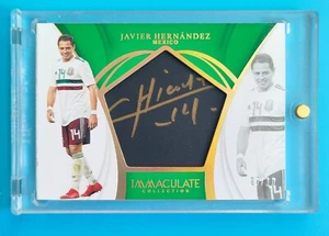 2018-19 Immaculate Mexico Javier Hernández Ball ball Auto 8/10 - Picture 1 of 2