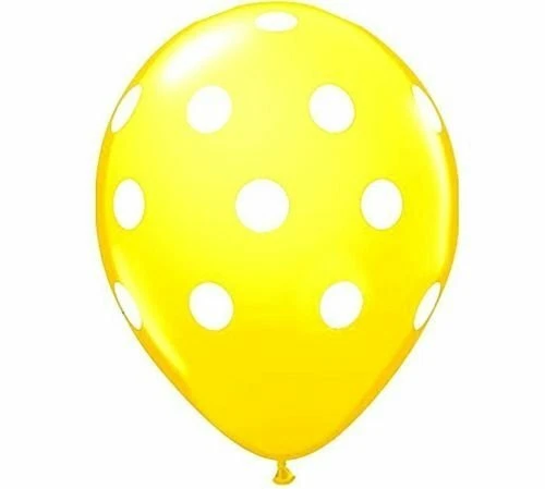 12 Globos de Látex Lunares Amarillos y Blancos Baby Shower Fiesta de Cumpleaños ENVÍO GRATUITO Foto 1 de 1