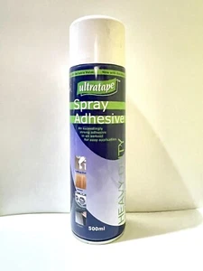 500ml Kleber Kleber Heavy Duty Spray DIY Verklebungen Schaum Teppich Fliesen Basteln Stoff - Bild 1 von 1