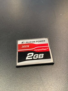 Carte mémoire CompactFlash CF Silicon Power 2 Go 300x - Photo 1 sur 1