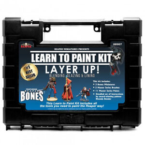 Reaper Miniatures Learn To Paint Kit 08907 Layer Up: Blending, Glazing, & Lining