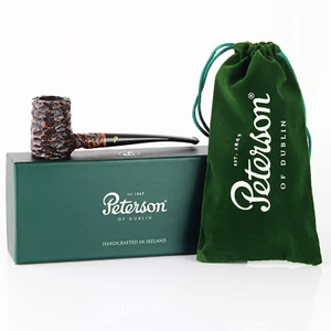 NUEVO Peterson Pipes Aran rústico 701 pipa de tabaco sentado para póker, cola de pez de 3 mm - Imagen 1 de 9