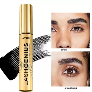 Avon Lash Genius Mascara Multitask & Multiply 5 in 1 BLACKEST BLACK 10ml Sealed - Picture 1 of 5
