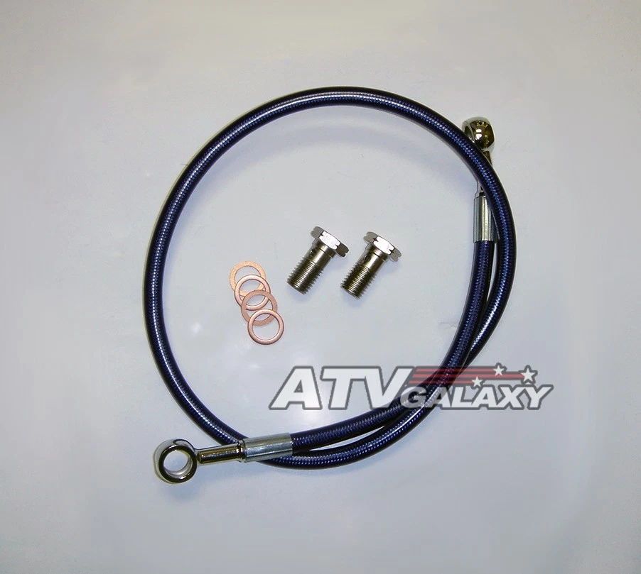 STREAMLINE REAR BRAKE LINES LINE KIT ATV BLUE HONDA ATC350X ATC 350X 85 86 - Image 1 of 1