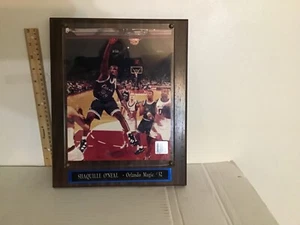 Vintage Shaq Photo Wall Plaque Memorabilia Souvenir Buy it Now MAKE OFFER! - Picture 1 of 3