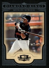 2008 Donruss Threads Diamond Kings Framed Black #25 Michael Burgess /10