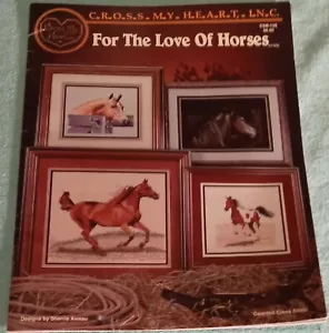 * For the love of Horses Cross stitch booklet used FREE SHIPPING - Picture 1 of 4