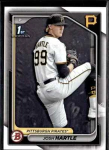 2024 Bowman Draft Paper Josh Hartle Pittsburgh Pirates #BD-3 5 Card Lot - Picture 1 of 2