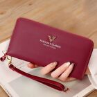 Leather Coin Purse Large Capacity Card Bag Fashion Card Holder  Women