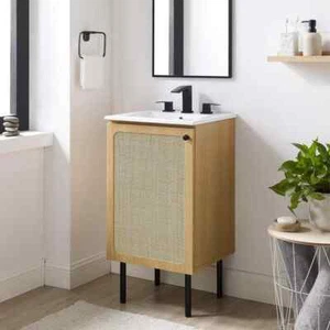 USA,Chaucer 17 in. W x 15 in. D x 32.5 in. H Bath Vanity Cabinet without Top in - Picture 1 of 7