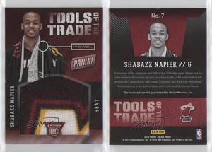 2014 Panini Black Friday Lava Flow Shabazz Napier #7 Rookie RC