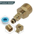 14mm High Pressure Washer Hose Pipe Adapter M22 Male Thread Brass Connector