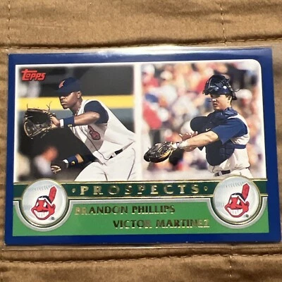 2003 Topps - Prospects #675 Victor Martinez、Brandon Phillips — 第 1/2 张图片