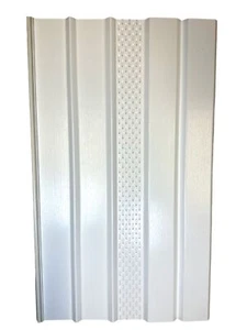 Zócalo de vinilo para casa móvil panel ventilado blanco 16" W x 35" L (paquete - Imagen 1 de 2