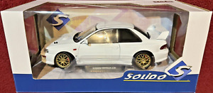 1:18 1998 Subaru Impreza 22B WRX STI Pure White Diecast Car Solido New * RARE *