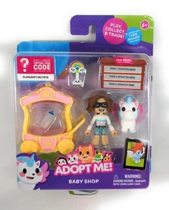 ADOPTIERE MICH! Baby Shop Figur Spielset mit VIRTUELLEM ARTIKELCODE & Taskboard 5 Stück Eda - Bild 1 von 4