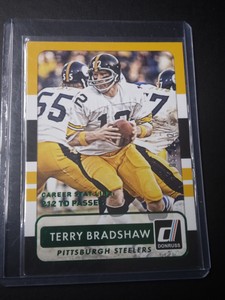 TERRY BRADSHAW /212 2015 DONRUSS STAT LINE CAREER #175 # 
