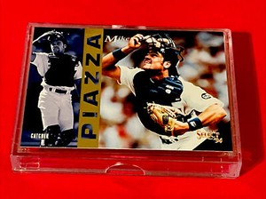 1994 Score Mike Piazza #4 Select Los Angeles Dodgers Baseball Rookie Year Card !