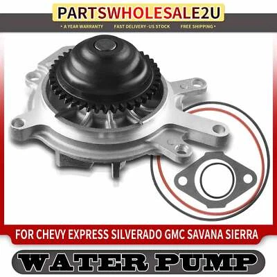 Water Pump for GMC Savana 2500HD 3500 Sierra 6.6L Chevrolet Silverado Diesel - Image 1 of 4