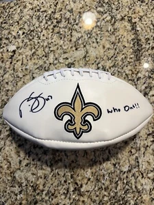 DARREN SPROLES Signed New Orleans Saints White Panel Auto Football JSA COA - Picture 1 of 3