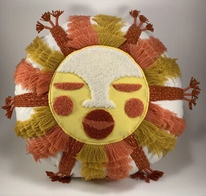 Fringed & Embroidered Sun Rd. Throw Pillow Gold - Opalhouse designed w/ Jungalow - Picture 1 of 6