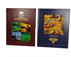 Advanced Bass Fishing Skills & Artificial Lures 2 hardcover books outdoor sports - Picture 1 of 13