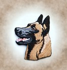 Malinois Mechelaar Aufnäher Patch Belgischer Schäferhund IPO Hundesport  K9 