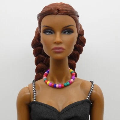 Colar para Barbie Integridade Brinquedos Tamanho Boneca Frisada Vívida Gargantilha Multicolorida - Imagem 1 de 4