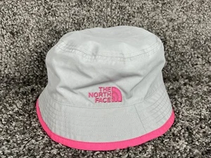 The North Face Youth Reversible Gray / Pink Bucket Hat - Picture 1 of 10