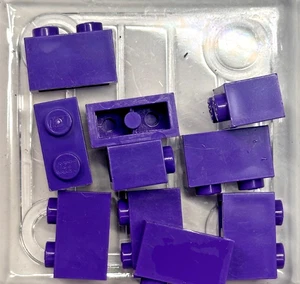 LEGO 1 x 2 Brick, Purple , 3004 QTY 10 Free Shipping - Picture 1 of 1