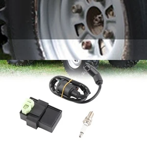 ‘CDI Box Kit With Spark Plug Ignition Coil 30410‑HC4‑770 Replacement For - Picture 1 of 23