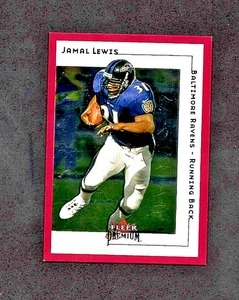 2001 FLEER PREMIUM - JAMAL LEWIS #124 - STAR RUBY SP /125 - BALTIMORE RAVENS SP - Picture 1 of 2