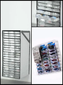20 Trays TexRack® für HW Main Line und Matchbox auf Karte für über 500 Modelle - Bild 1 von 5