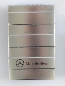 Mercedes Benz STORM LIGHTER w/box & instructions gas (ships empty) igniter works - Bild 1 von 3