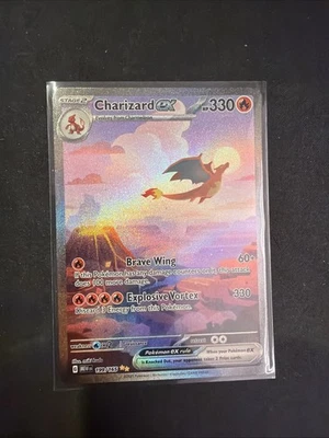 Charizard ex 199/165 Sv: Scarlet & Violet 151 Holo - Image 1 of 2