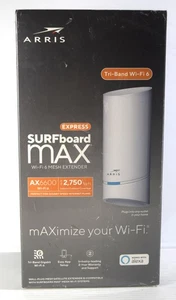 ARRIS SURFboard mAX Tri-Band Mesh Extender Wi-Fi 6 AX6600 Wall-Plug Alexa - NEW - Picture 1 of 10