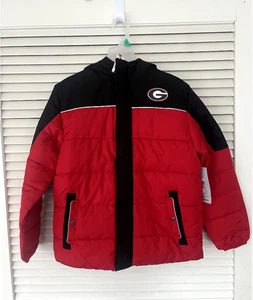 Georgia Bulldogs NCAA Football Jacket Large Youth 10/12 - Picture 1 of 6