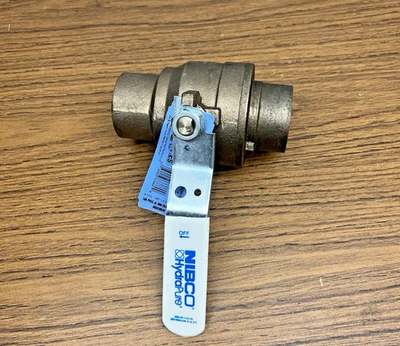 S-58-80-LF  2" BRONZE BALL VALVE  SOLDER JOINT 600 CWP - Image 1 of 4