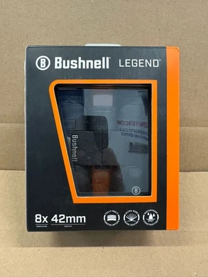 Bushnell Legend 8x 42mm Ultrawide Waterproof Coated Binoculars Black BB842W - Image 1 of 4