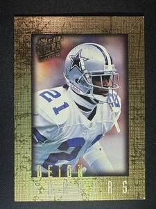 1996 Ultra Sensations #28 Deion Sanders Marble Gold Cowboys - Picture 1 of 2
