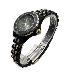 Tag Heuer 1000 Series Black Gold Tone Stainless Steel Wrist Watch 980 028N - Picture 1 of 9