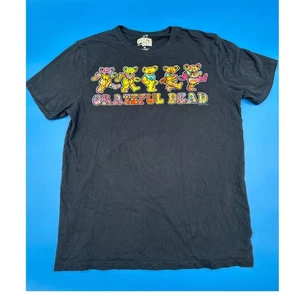 Grateful Dead Dancing Bears T Shirt Colorful Graphic Tee Men's Medium - Picture 1 of 4