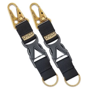 Tactical Gear Keychain Clip 100% Nylon Belt Key Chain Tactical Key Holder Qui... - Picture 1 of 7