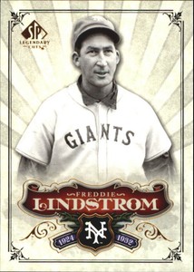 2006 SP Legendary Cuts New York Giants Baseball Card #63 Freddie Lindstrom