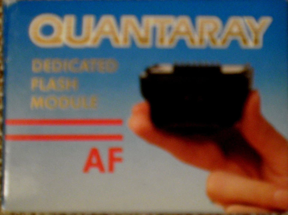 Nuevo en caja Quantaray QDA-NAF módulo de flash enfoque automático 53-166-0728 para Nikon AF Foto 1 de 1