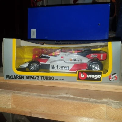 BBurago  Mclaren MP4/2 Turbo #1 Alain Prost 1/24 6106 - Immagine 1 di 3