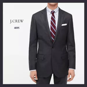 Neu mit Etikett J. Crew Herren Ludlow Anzug Jacke Doppelbelüftung Amerikanische Wolle anthrazit 40S $ 425 - Bild 1 von 12